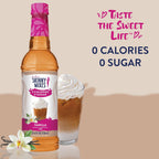 Jordan's Skinny Mixes Sugar Free Coffee Syrup, Vanilla Coffee Flavoring Syrup, Zero Calorie Drink Mix, Lattes, Baking, Protein Shake or Cocktail, Dairy & Gluten Free, Kosher, 25.4 Fl Oz, 2 Pack