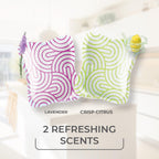 O-Cedar Floor Cleaning 20ct Pacs with Citrus Scent 10ct (1- Pack) and Lavender Scent 10ct (1-Pack)