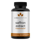 Luma Nutrition Saffron Extract Capsules - Premium Saffron Supplements - 88.50 mg Pure Saffron Pills - Mood Support - Eye Support - Made in The USA - 60 Capsules