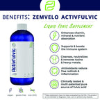 ActivFulvic - Fulvic Acid Liquid Supplement | 32-Day Supply | Digestive Health Support | Enhanced Nutrient Absorption | Natural Detox