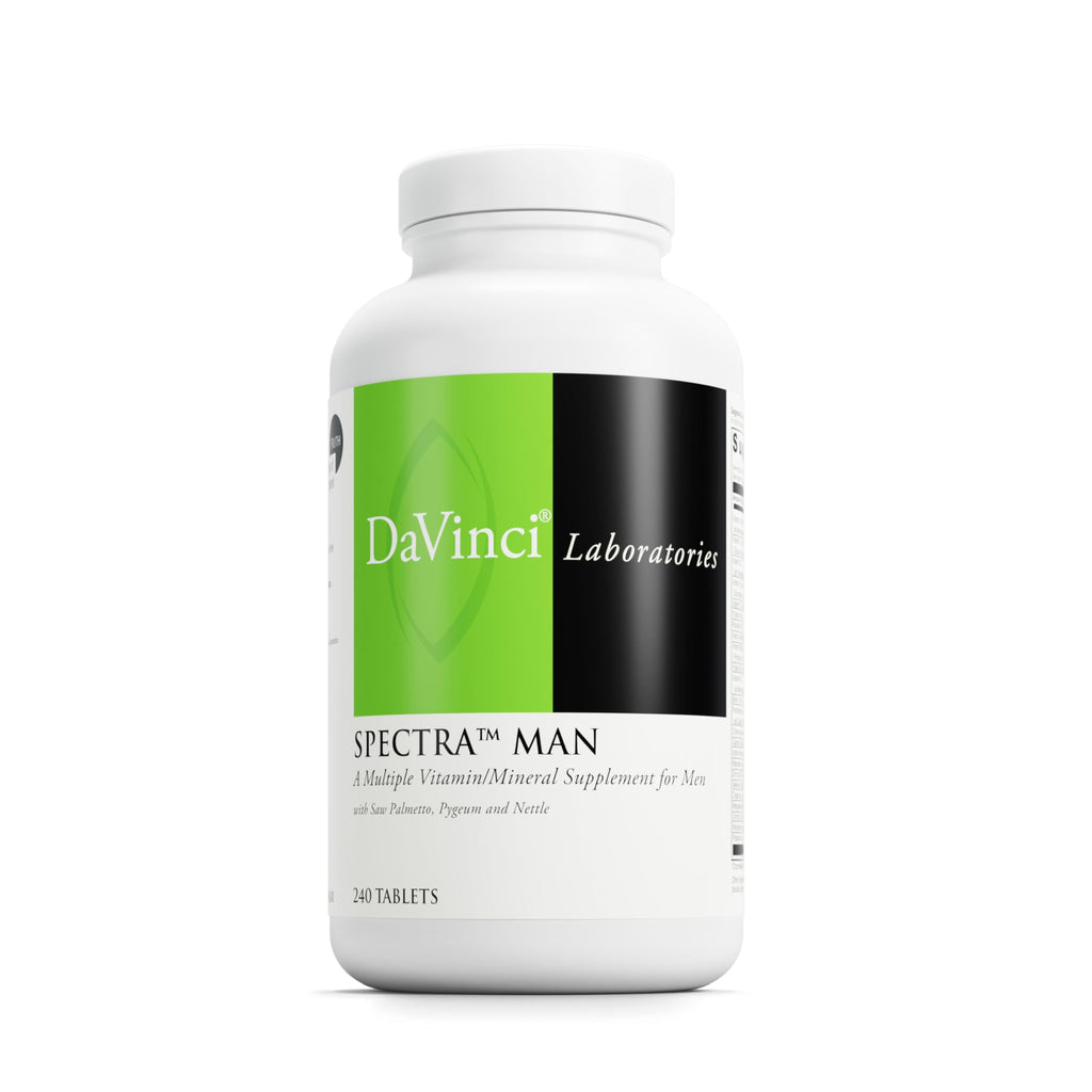 DAVINCI Labs Spectra Man - Dietary Supplement to Support Immune System Function and Men's Unique Needs - with Vitamins, Minerals, Amino Acids, Herbs, Digestive Enzymes and Fatty Acids - 240 Tablets