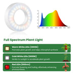Kullsinss 3.5" Grow Lights for Indoor Plants, 36W Full Spectrum Plant Light