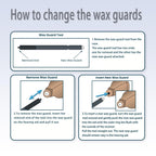 GN Wax Guards PN 20439700 Filters for Resound/phonak/Unitron/Resound/Beltone/Widex Heaing Aids with Cleaning Brush Tools Kit and Carry Case-3packs