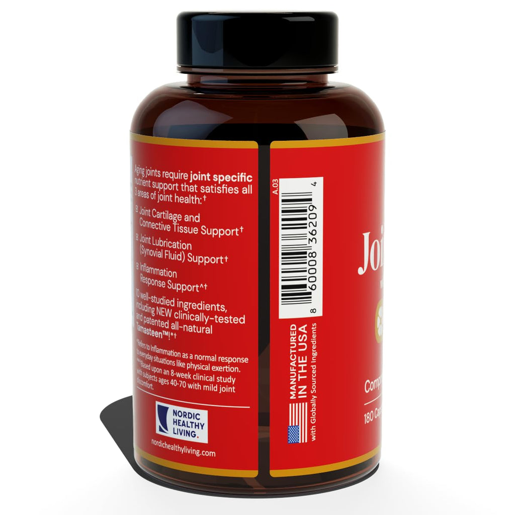Nordic Healthy Living Joint Food AS SEEN ON TV | Powered by Clinically Studied Tamasteen | Joint Mobility and Comfort with Triple Action Joint Food (3 Month Supply)