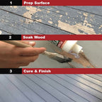 PC-Products Wood Repair Epoxy Paste and Wood Hardener Kit, PC-Woody 24 oz and PC-Petrifier 32 oz