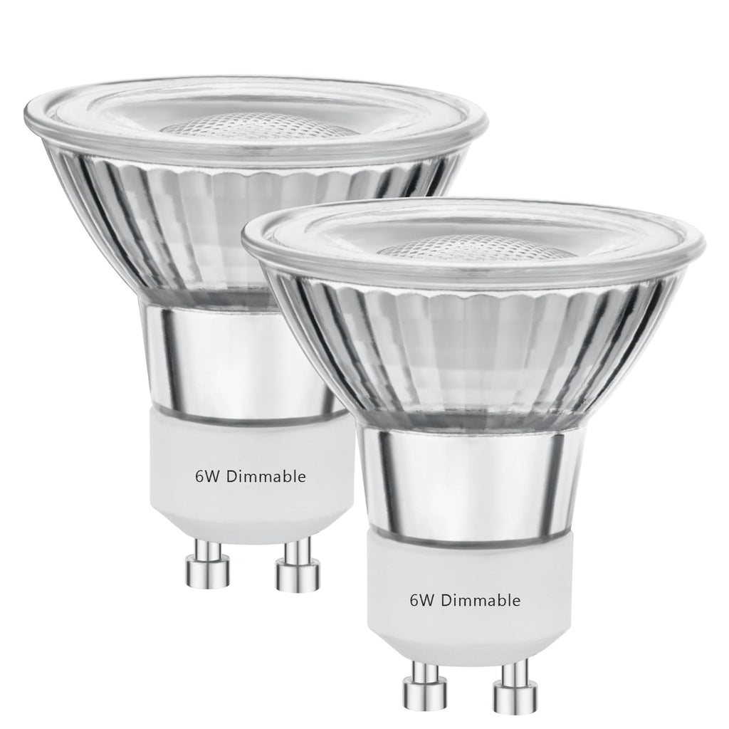 LED GU10 Range Hood Light Bulbs, LED Stove Appliance Light Bulb, Kitchen Light Replacement Halogen Light Bulb, 50W Equivalent, Warm White 3000K, 6W 550 Lm, Dimmable,Waterproof IP65 Pack of 2