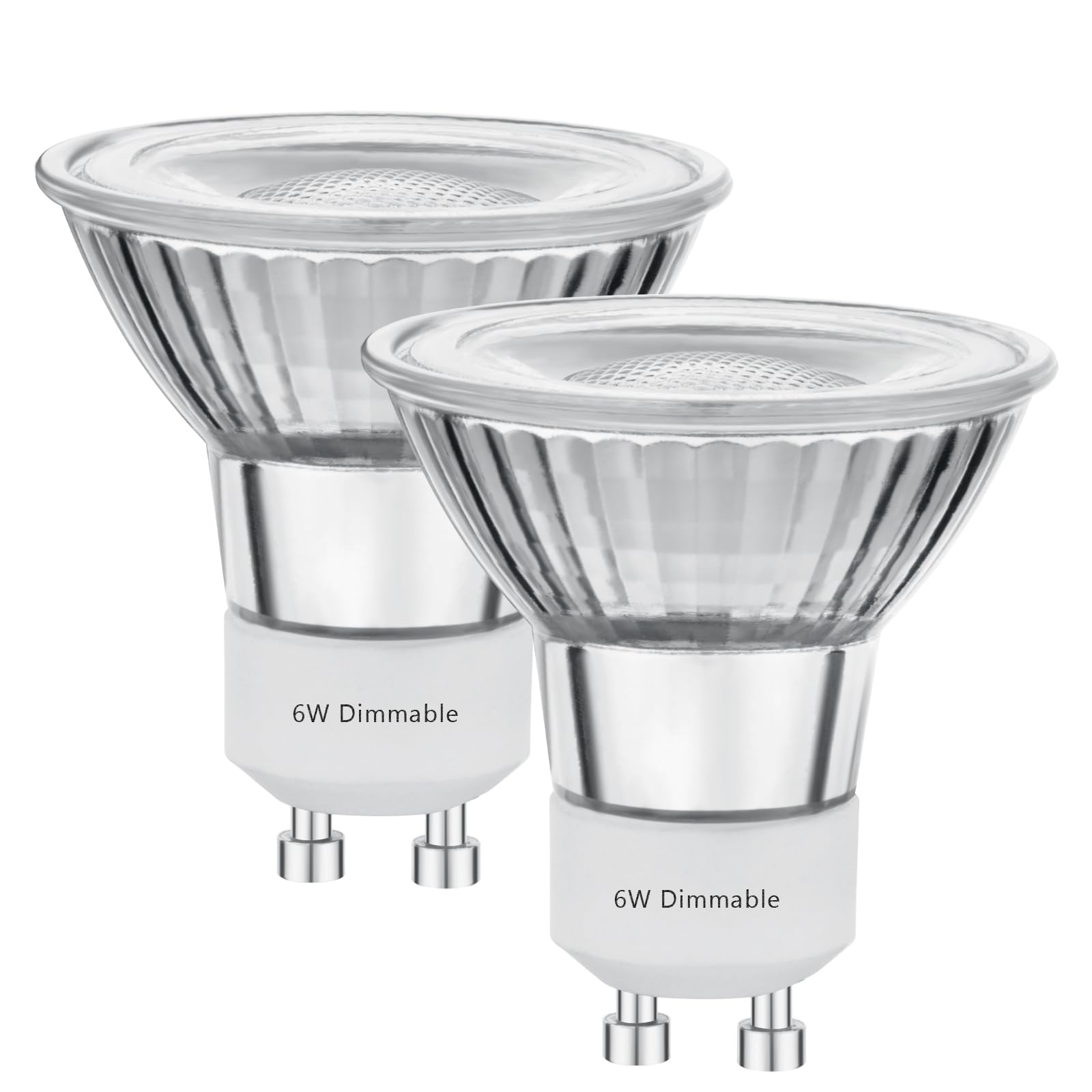 LED GU10 Range Hood Light Bulbs, LED Stove Appliance Light Bulb, Kitchen Light Replacement Halogen Light Bulb, 50W Equivalent, Warm White 3000K, 6W 550 Lm, Dimmable,Waterproof IP65 Pack of 2