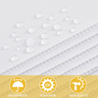 Patelai 12 Pcs 18 x 24 Inches Corrugated Plastic Sheet Corrugated Poster Board 4mm Thick Waterproof Blank Board Sheets Plastic Yard Sign for Garage Estate Sale, Rent, Indoor, Outdoor, Birthday (White)