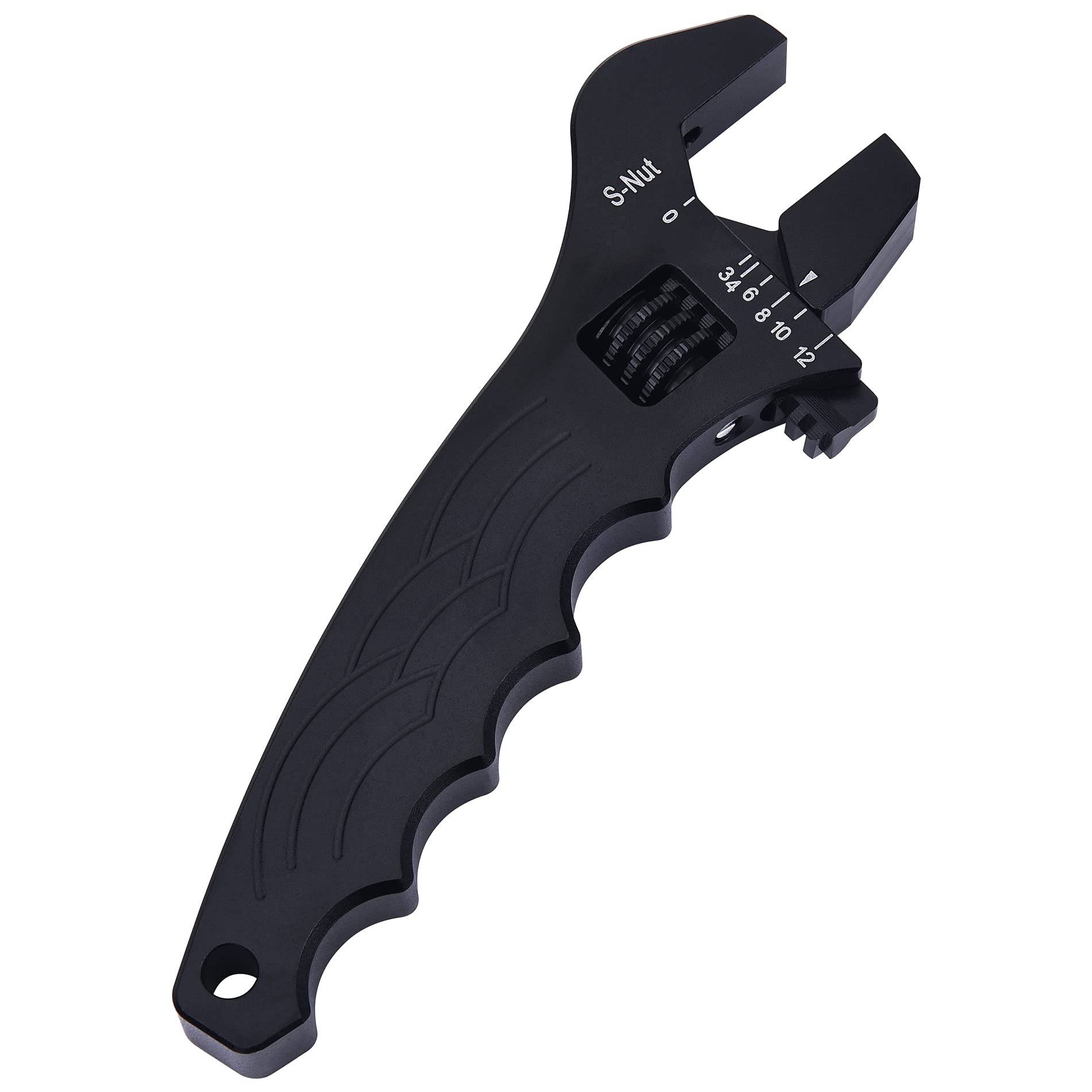 EVIL ENERGY AN Fitting Hose Wrench Adjustable 3AN-12AN Aluminum Black