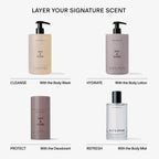 Salt & Stone Body Wash with Antioxidants for Deep Moisture | For Women & Men, Sulfate, Paraben, & Dye Free, Leaving Skin Soft and Hydrated | Black Rose & Oud 15.2 fl oz