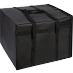 musbus Pizza Carrier Insulated Bags Large for Deliveries, Insulated Pizza Carrier Delivery Bag 20 x 20 inch inches Food Bag for Personal and Professional Use (Black), Black, 20W x 20D x 14H, Modern