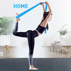 A AZURELIFE Resistance Bands,Professional Long Non-Latex Elastic Stretch Bands,Exercise Bands for Physical Therapy, Yoga, Pilates, Rehab, at-Home or The Gym Workouts, Strength Training