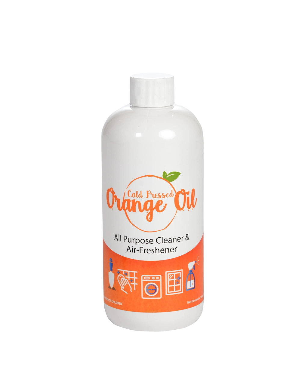 Bluewater Chemgroup Premium Cold Pressed Orange Oil Concentrate- 16 oz (with D-Limonene), Concentrated Cold Pressed Orange Oil Cleaner - All-Purpose Citrus Cleaner and Degreaser Blend