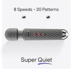 bed geek Handheld Cordless Personal Wand Massager – Waterproof, USB Rechargeable, 20 Vibration Patterns, 8 Speeds, Memory Feature, Skin-Soft Silicone for Ultimate Relaxation Tool
