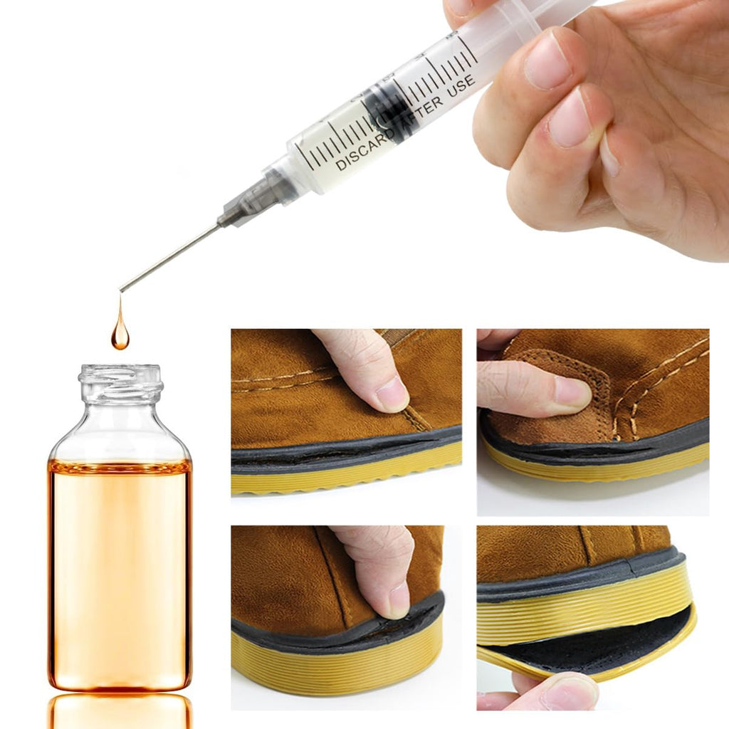 10ml Glue Applicator Syringe with Blunt Tip Needle for Liquid Oil Ink Wood