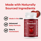 (3 Pack) Heart Freedom - Heart Freedom Capsules, Official HeartFreedom Pills All Natural Ingredients - Maximum Strength, Premium Advanced Formula Support Health & Wellness, 180 Capsules for 3 Months