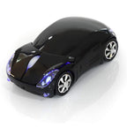 ASHATA 2.4G Wireless Mouse Car Mouse with USB Reciver 1600DPI Optical Mouse for PC Computer Laptop Tablet, High Precision Cute Mouse for Win XP/Vista/Win7/ME/2000/for Mac OS (Black)