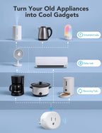 Govee Smart Plug, WiFi Plugs Work with Alexa & Google Assistant, Smart Outlet with Timer & Group Controller, WiFi Outlet for Home, No Hub Required, ETL & FCC Certified, 2.4G WiFi Only, 4 Pack