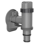 SHAPON Above Ground Swimming Pool Plunger Valve & Swimming Pool Pipe Holder Set- Replacement Pool Accessories Compatible with Intex Pools