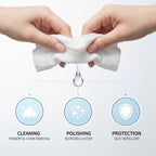 Car Cleaning Wipes, Multipurpose Vehicle Interior Surface Wipes, Soft Disposable Cleaning Cloth for Car Dashboard Seat Door Panel Glass Dust & Stain Removal