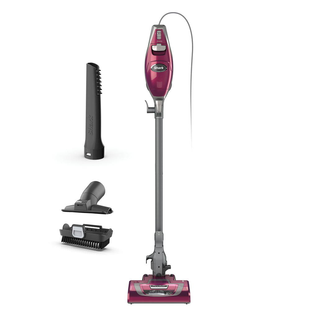 Shark Rocket Pet Plus Corded Stick Vacuum, Lightweight, Bordeaux, HV322