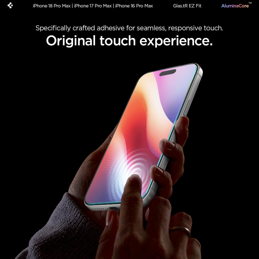 Spigen Screen Protector for iPhone 18 Pro Max, 17 Pro Max, 16 Pro Max