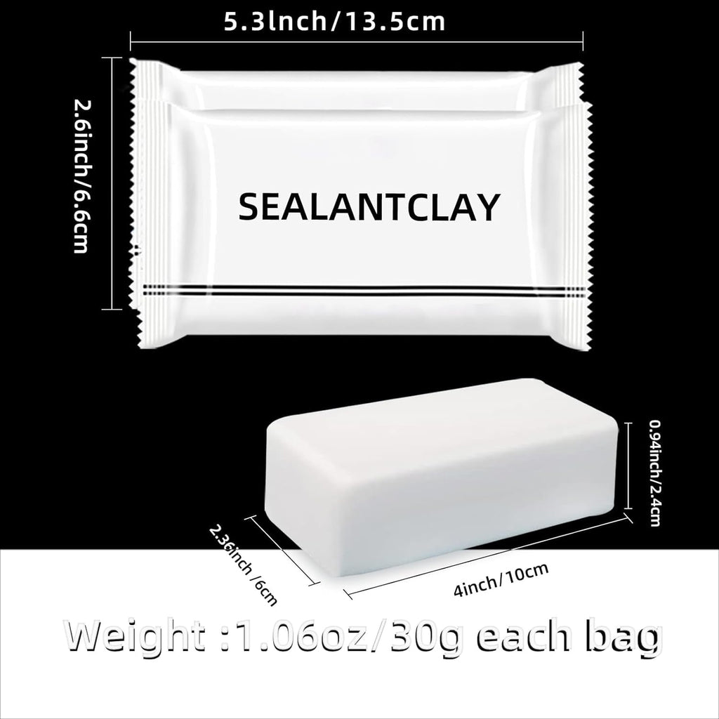 ZFYOUNG 20-Pack Premium Waterproof Wall Repair Sealing Clay Duct Seal Ideal for Wall Hole Repair, Air Conditioning and Drainage Pipes Quick and Easy Solution