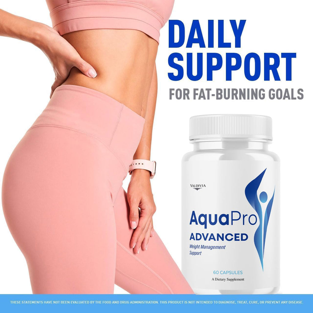 Aqua Pro Advanced Capsules - Official Advanced Support Supplement All Natural Premium Formula Daily Support Capsule for Overall Health & Wellness, 60 Capsules for 1 Month