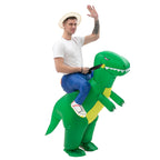 IRETG Inflatable Dinosaur Costume Adults, Funny Blow Up Suit Halloween