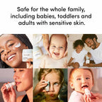 Evereden Dry Relief DUO - Face Cream (1.7oz) & Lip Balm (0.13oz) - Clean, Vegan & Easy to Use Toddler Chapstick & Baby Cream Bundle for Deep Soothing Hydration - Non-Greasy & Fragrance-Free