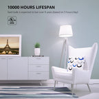 Lepro A19 E26 LED Light Bulbs 9W 800 Lumens Daylight White 5000K 5 Pack