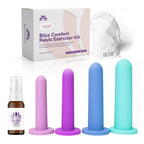 Bliss Innovations Comfort Silicone Pelvic Floor Trainer Kit – Sizes 5-8 – Soft & Flexible Design for Gentle Progression – Includes Bonus 1.3 Oz Bliss Glide ($10 Value)