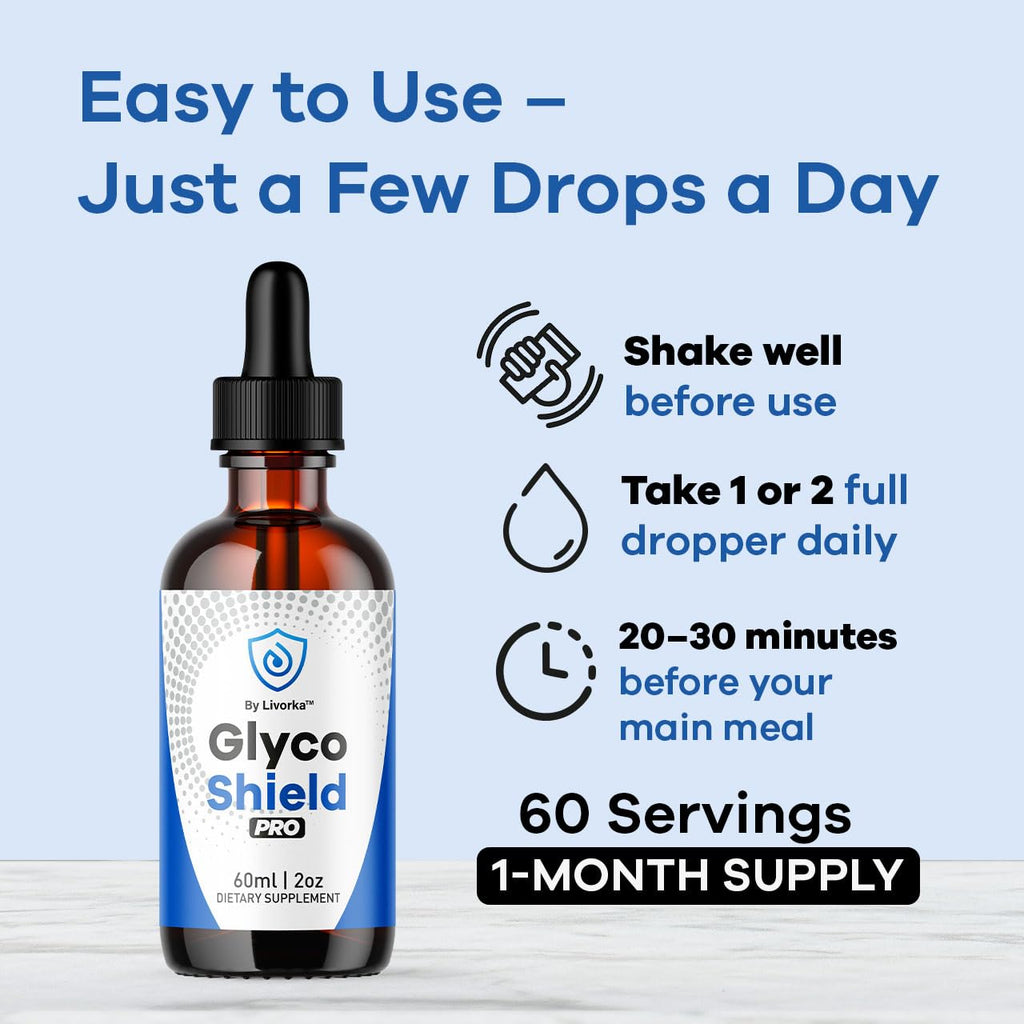 (3 Pack) Glyco Shield Drops - Official GlycoShield Pro Blood Formula Support Supplement Drops - Maximum Strength Original Natural to Overall Wellness and Support Health Reviews, 3 Bottles for 3 Months