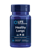 Life Extension Healthy Lungs, Respiratory Supplement, Lung Protection, Boswellia Serrata, Saffron Extract, Once-Daily, Gluten Free, Non-GMO, Vegetarian, 30 Capsules
