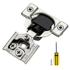 Ravinte 1/2 Inch Overlay Soft Close Hinge Kitchen Cabinet Hinges 50 Pack