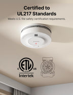 X-Sense Smoke Detector, 10-Year Battery, UL 217 Certified, SD2J0AX, 1-Pack
