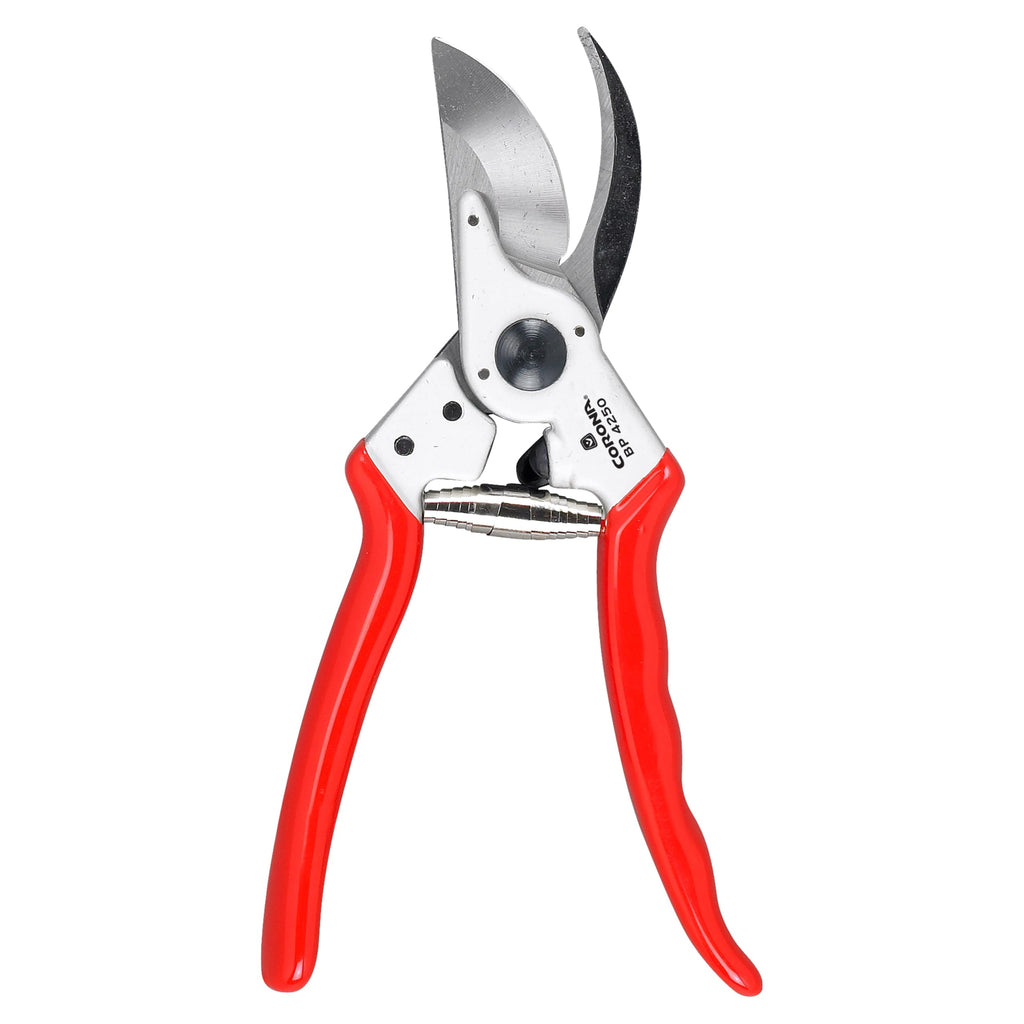 Corona Tools BP 4250 MAXFORGED Aluminum Bypass Pruner, 1-Inch Cut Capacity, Professional Hand Pruning Shears with Replaceable Steel Blade & Ergonomic Angled Head