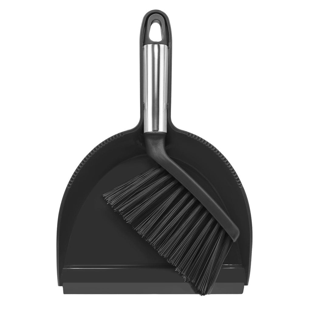 NACENA Mini Broom and Dustpan Set, Small Dust Pan and Brush Set, Green