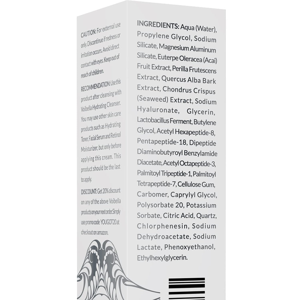 Instant Face Lift Cream - Best Eye, Neck, Face Tightening, Lifting & Firming Serum To Smooth Appearance, Hide Loose Sagging Skin, Puffiness, Fine Lines & Wrinkles Within Mins (Peptides & Stem Cells)