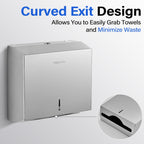 DUTYWORKS Commercial Paper Towel Dispenser, 304 Stainless Steel