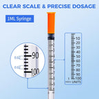 1ml 31G 1/2" 12.7mm , Lab Supplies , Pack of 100