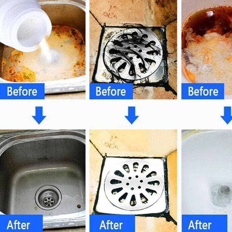 Hogitpe Wild Tornado Sink and Drain Cleaner, Fast Foaming Sink Cleaner for Kitchen Bathroom & Toilet Pipeline Quick Cleaning Tool (4PCS)