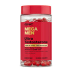 GNC Mega Men Ultra Testosterone, Free & Total Test Booster, 120 Count