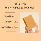 Aspen Kay Naturals Turmeric Soap for Face & Body - With Organic Shea Butter, Chamomile & Calendula - Gentle Turmeric Face Wash, All Skin Types, Made in USA (3 pack)