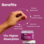 Mineral Moon Premium Berberine Supplement Body Composition, 60 Capsules - with Cissus Quadrangularis & Berberine Phytosome - Supports Overall Wellness