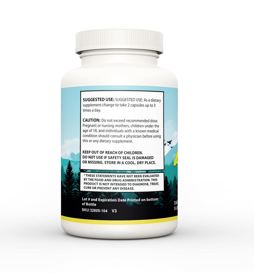 Zonata (2 Pack) Alpinanian Capsules, Alpinanian Pills, 120 Count