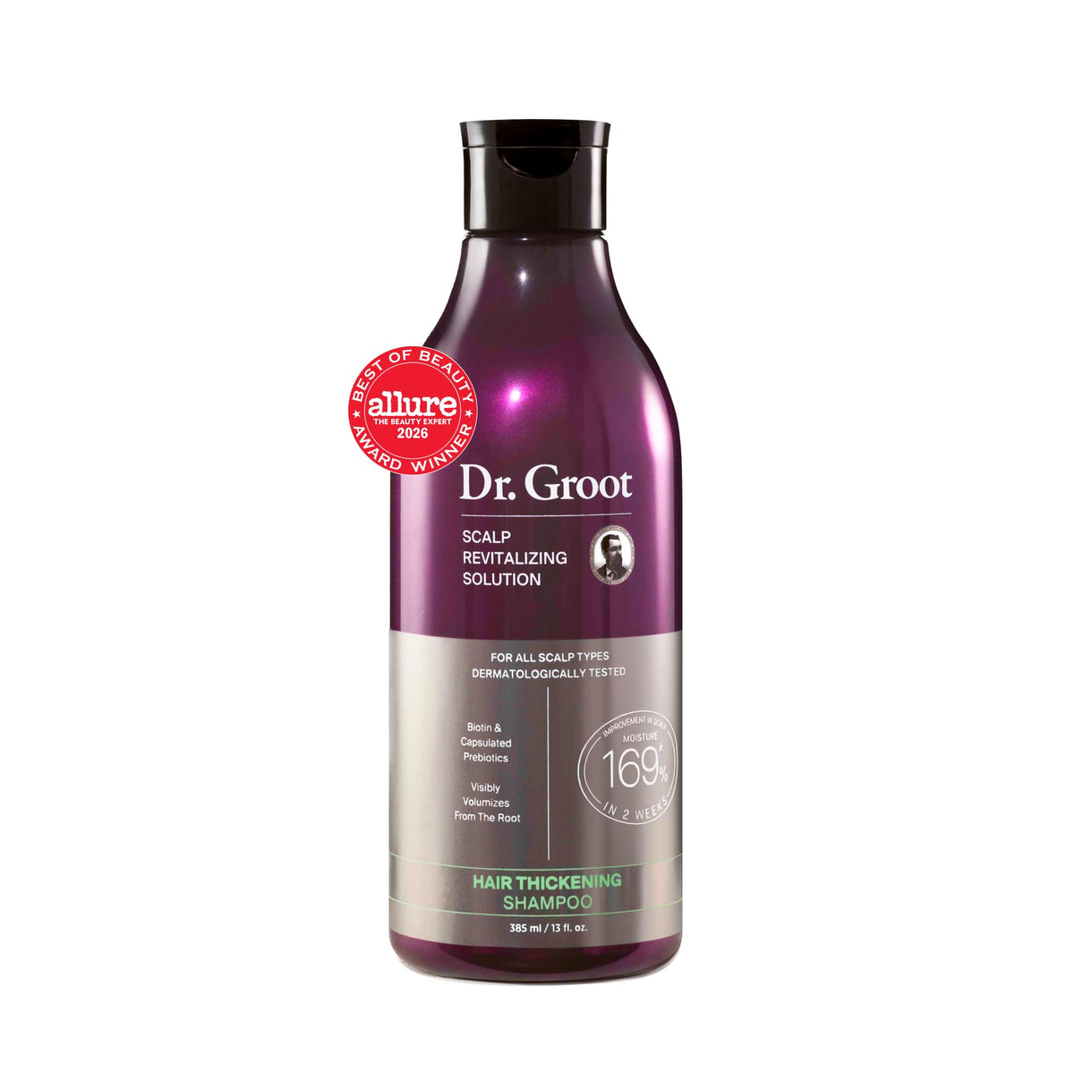 Dr. Groot Hair Thickening Shampoo, Korean Hair Care with Biotin, Rosemary Oil to Help Volumize Thinning, Damaged Hair, Hydrate Hair and Scalp, Biotin Shampoo, Scalp Revitalizing Solution