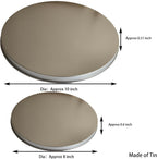 Kerixi Electric Stove Burner Covers Range Top For Expanding Counter Space Stovetop Decor (Silvery)