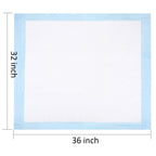 Bed Pads Disposable for Adult Extra Large (32”x36”, 20 Counts), Leak-Proof Disposable Bed Pads for Adults, Thick Disposable Underpads, Disposable Pads for Beds for Incontinence and Adults
