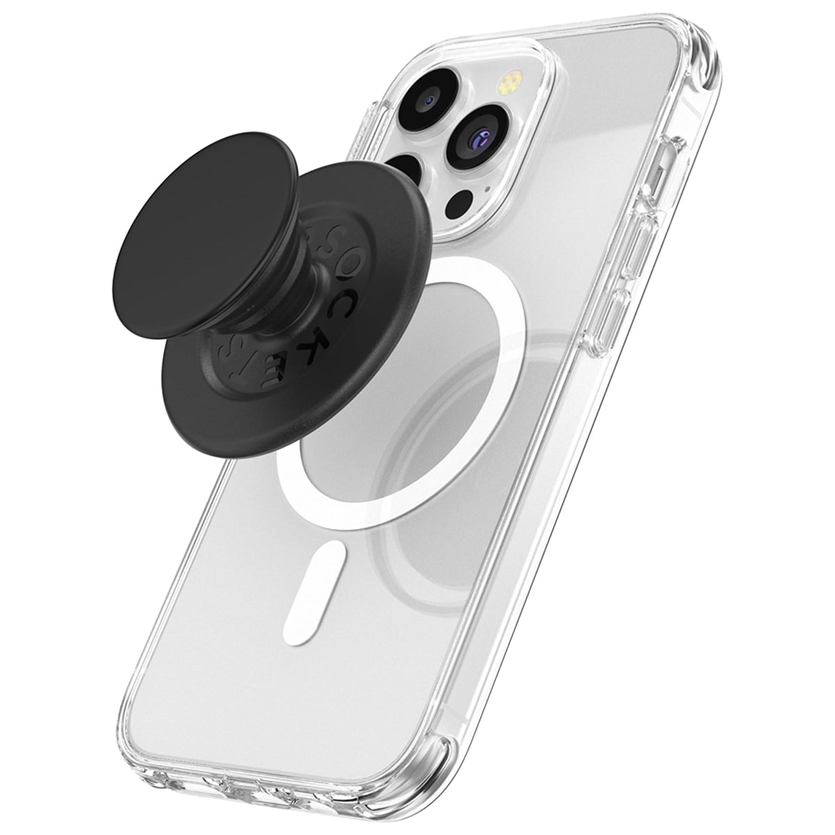 PopSockets Phone Grip for MagSafe, Magnetic Holder- Black